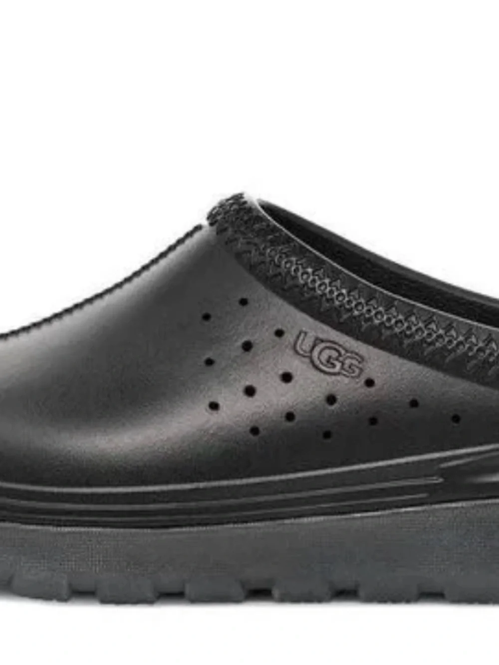 UGG Men’s Tasman Sport Black Slip-On Clog Breathable Perforations 11
